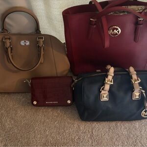 4 Michael Kors bags for sale